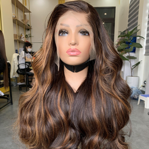 Perruque de Cheveux Humains Ondulés 8-32 Pouces Full Frontal Avec HD Lace Raw Cheveux Humains Vietnamiens 300g Pleine à la Pointe - Product Image 1