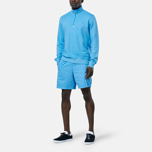 Sudadera de hombre transpirable con media cremallera para invierno 2024, ecológica, personalizable, ODM, al por mayor - Product Image 6