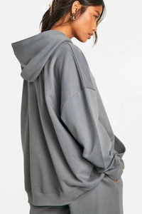 Chándal básico de gran tamaño para mujer de alta calidad, Conjunto de sudadera con capucha y Jogger, ropa de calle, chándal transpirable ligero - Product Image 4