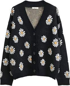 Pulls en tricot à manches longues doux et personnalisés pour femmes, tendance, pull d'hiver respirant, pull en tricot pour femmes - Product Image 5