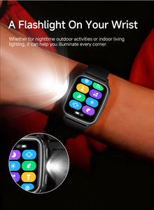 Reloj Inteligente ZW93 con Más de 100 Deportes, Llamadas Bluetooth, Monitor de Ritmo Cardíaco, Sueño y Actividad Física, con Linterna LED para Senderismo, Camping y Aventuras - Product Image 5