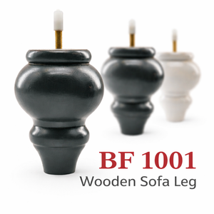 Custom Solid Wood Round Turned <b>Sofa</b> <b>Legs</b> Furniture Wooden <b>Legs</b> <b>for</b> <b>Sofa</b> Chair Bed Cabinet OEM ODM Factory Manufacturer - Product Image 1