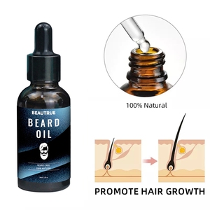 Huile de croissance pour barbe Marque privée Vente en gros Meilleur végan Adoucit renforce les soins pour hommes Huile pour barbe Huile de croissance pour barbe - Product Image 3