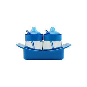 Juego de 2 tarros de especias de cristal Venezia - Product Image 3
