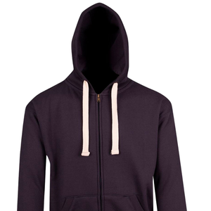 Dark Purple <b>Zip</b> Up <b>Hoodie</b> Unisex Cotton Fleece Hooded Sweatshirt Winter Casual Streetwear Plain Blank Zipper <b>Hoodie</b> for <b>Men</b> - Product Image 4