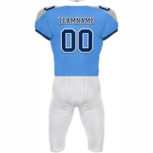 Maillot de football américain sur mesure, couleur unie, séchage rapide, respirant, manches courtes, évacuation de l'humidité - Product Image 2