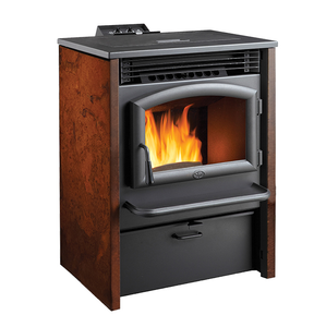 Estufa de leña de hierro fundido de diseño europeo de última generación para habitación. - Product Image 2