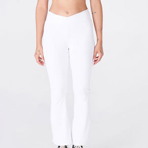 Ensemble de yoga respirant pour femmes grande taille XL XXL, ensemble de survêtement de fitness sans couture avec soutien-gorge uni et imprimé sur la taille - Product Image 4