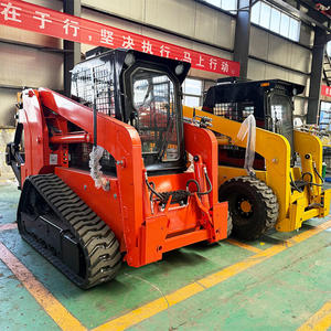 Free Shipping JC45 JC65 JC100 Skid Steer Loader Powerful Kubota Diesel EPA Engine <b>Wheel</b> Loader Heavy Equipment PLC <b>Small</b> Loader - Product Image 3