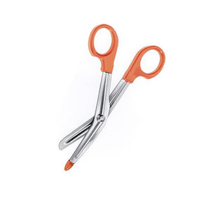 Tijeras de vendaje LISTER en ángulo a lado dentadas en el Interior 1 Sonda de hoja puntiaguda 145 mm 5,34 "mango de plástico tijera de utilidad - Product Image 3