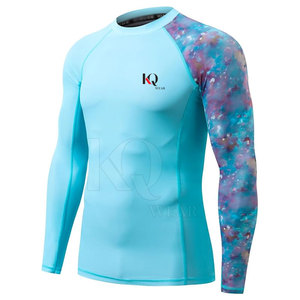T-shirt Rash Guard Homme Coupe Classique Léger en Spandex/Polyester Écologique Séchage Rapide pour Entraînement en Salle et Vêtements de Sport BJJ - Product Image 2