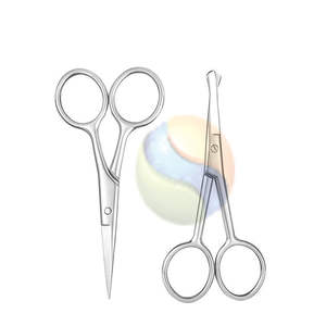 Ciseaux à cuticules de précision, outil de manucure en acier inoxydable, ciseaux à cuticules incurvés EliteEdge |   Ongles professionnels - Product Image 3