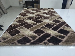 Alfombra Moderna y Duradera Antideslizante Autoadhesiva Hecha a Máquina de Algodón, Alfombrillas para Escaleras de Doble Raya en Color Personalizado, Grosor Medio, Yute - Product Image 1