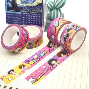 Personalized Design Lovely Pattern Wholesale Custom Printed Washi Tapes Indian Washi Tape