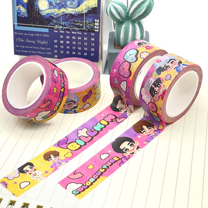 Cá nhân hoá thiết kế mô hình đáng yêu bán buôn tùy chỉnh in <span class=keywords><strong>Washi</strong></span> Băng Ấn Độ <span class=keywords><strong>Washi</strong></span> Băng - Product Image 3