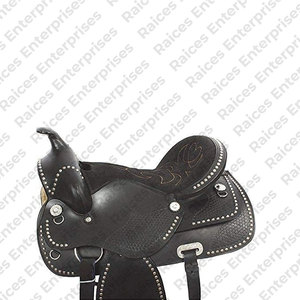 Accesorios ecuestres profesionales, sillín de caballo, sillín de caballo de doma de estilo occidental americano inglés para montar en Polo - Product Image 4