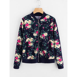 2025 ropa informal sublimación impresa cremallera completa manga larga diseño personalizado ropa informal al aire libre hombres y mujeres chaqueta impresa - Product Image 3