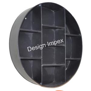 Estante naranja y montaje en pared Almirah único para uso de almacenamiento de oficina Venta caliente forma de gabinete de forma redonda en buenas ofertas - Product Image 3