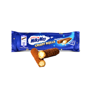 Auténticos Rollos Crujientes Milkyy Wayy de 22.5g, Palitos de Oblea Cubiertos de Chocolate con Leche y Relleno Ligeramente Batido, Suministro al por Mayor - Product Image 2