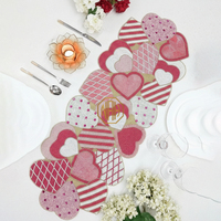 Chemin de table en perles, sous-plat, fait à la main, perles de verre florales, taille personnalisée, vente en gros
