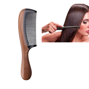 Peigne en bois de corne de buffle 100% naturel et écologique, taille et forme personnalisables pour coiffer les cheveux PAR MULTI CRAFT - Product Image 6