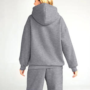 Sudadera con capucha extragrande para mujer, novedad de 2025, proveedor directo de fábrica, jersey para mujer, sudaderas extragrandes de entrenamiento - Product Image 5