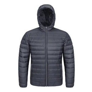 Doudoune pour homme avec capuche amovible, manteau rembourré imperméable chaud d'hiver, vêtements d'extérieur fabriqués en usine - Product Image 5