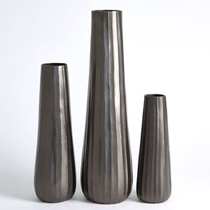 Vase décoratif en métal électro-plaqué pour table de maison, centre de table de mariage pour la décoration florale de la table de réception, vase avec un ensemble de 3 - Product Image 2