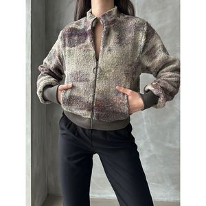 เสื้อโค้ทขนสัตว์เทียมลายพิมพ์สำหรับผู้หญิง ขายส่งเสื้อคลุมหรูหรา - Product Image 4