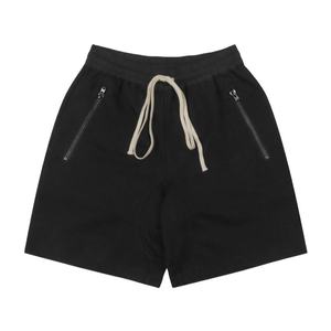 Men Summer Knitted Breathable Canvas Solid <b>Body</b> <b>Building</b> <b>Fitness</b> Shorts Fashion Running Sports GYM Shorts Elastic Waist - Product Image 1