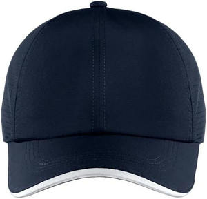 หมวกแก๊ปเบสบอลกอราส์แบบเรียบ6แผงหมวกกีฬาแบบคลาสสิก100% โพลีเอสเตอร์ - Product Image 1