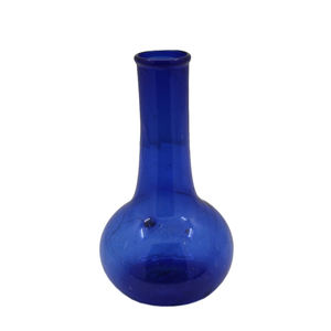 Florero de cristal de diseño clásico, Color azul para el hogar y la boda, floreros de cristal decorativos de mesa, hechos a mano a granel - Product Image 1