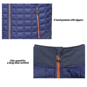 Vente en gros Gilet matelassé sans manches Gilet à bulles Gilet matelassé surdimensionné d'hiver personnalisé pour hommes - Product Image 5