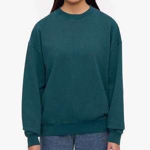 Nouveauté Sweat-shirt pour femmes Meilleure vente Sweat-shirt en coton uni et grande taille Sweat-shirt ample uni pour femmes - Product Image 1