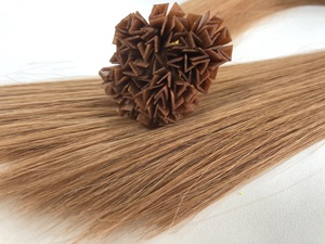 ผู้ผลิตผมขายส่ง V Tip ต่อผม 100% ผมมนุษย์เวียดนามบริสุทธิ์ปรับแต่งสี - Product Image 3