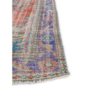 Alfombra de Lana Anudada a Mano de Gran Tamaño, Diseño de Medallón Rojo y Naranja, para Sala de Estar, Pasillo Rectangular, Modelo Pae-2894 - Product Image 4