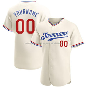 Uniforme Deportivo Personalizado de Béisbol, Camiseta a Rayas con Cuello en V, Manga Corta, Poliéster que Absorbe la Humedad, Unisex para Adultos, Todas las Temporadas, Número Impreso - Product Image 3