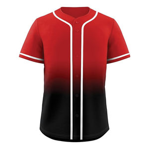 2025 meilleure qualité grande taille maillots de Baseball respirants Pakistan fait couleur différente contrastée dernière conception imprimé humidité - Product Image 1
