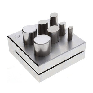 Jeu de poinçons ovales en acier avec 7 poinçons pour couper des disques métalliques précis pour les bijoutiers coupe-disque de forme ovale - Product Image 3