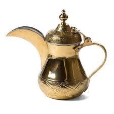 <b>Arabic</b> Brass Metal Turkish Dallah Coffee Pot - Product Image 3