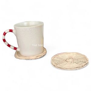 Posavasos de Ratán Ecológicos al por Mayor Hechos a Mano en Vietnam para Mesa de Hogar, Cafetería y Restaurante - Product Image 1