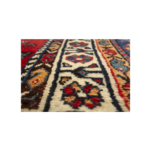 พรมขนสัตว์ถักมือสีน้ำเงิน Nuray รุ่น Paem-1055 ขนาด 9x12 ฟุต ลายเหรียญสี่เหลี่ยมผืนผ้า สำหรับตกแต่งบ้านและห้องนั่งเล่น - Product Image 3