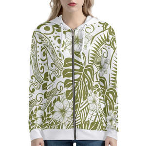 Sudadera con Capucha para Mujer, Impresa por Sublimación, Personalizada, con Cremallera, Sudadera Extra Grande con Cremallera, Hecha de Algodón Grueso, OEM - Product Image 4