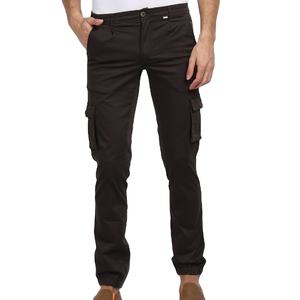 Pantalones Cargo de Algodón Grueso para Hombre, Estilo Urbano Informal, con Múltiples Bolsillos, Talla Grande - Product Image 1