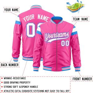 Premium Luxury <b>Mens</b> <b>Varsity</b> <b>Jacket</b> <b>Bomber</b> Style Satin Contrast Stripes Oversized Unisex Fashion Streetwear OEM <b>Jacket</b> for <b>Men</b> - Product Image 3