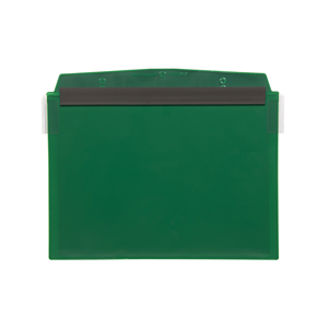 Taschina magnetica DIN A4 orizzontale con 1 striscia magnetica e copertura protettiva, Verde, 10 pz. / Confezione.- MA4111-05 - Product Image 2