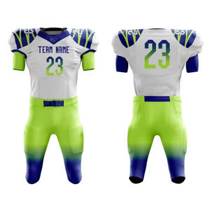 2025 último estilo de secado rápido conjunto de uniformes de fútbol americano al por mayor uniformes de fútbol americano con diseño personalizado - Product Image 1