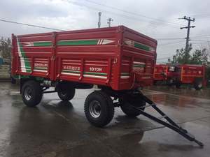 Remorque pour ferme à Double axe, livraison arrière de turquie, 10 tonnes - Product Image 4