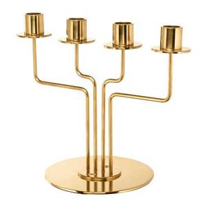 Candelabro de Metal para decoración de boda, soporte de aluminio para mesita de noche, centro de mesa, precio más barato - Product Image 1