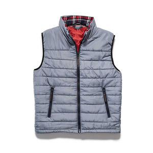 Último diseño chaqueta impermeable bolsillos laterales chaqueta acolchada 100% poliéster burbuja chaqueta chaleco para hombres al por mayor con el último diseño - Product Image 3